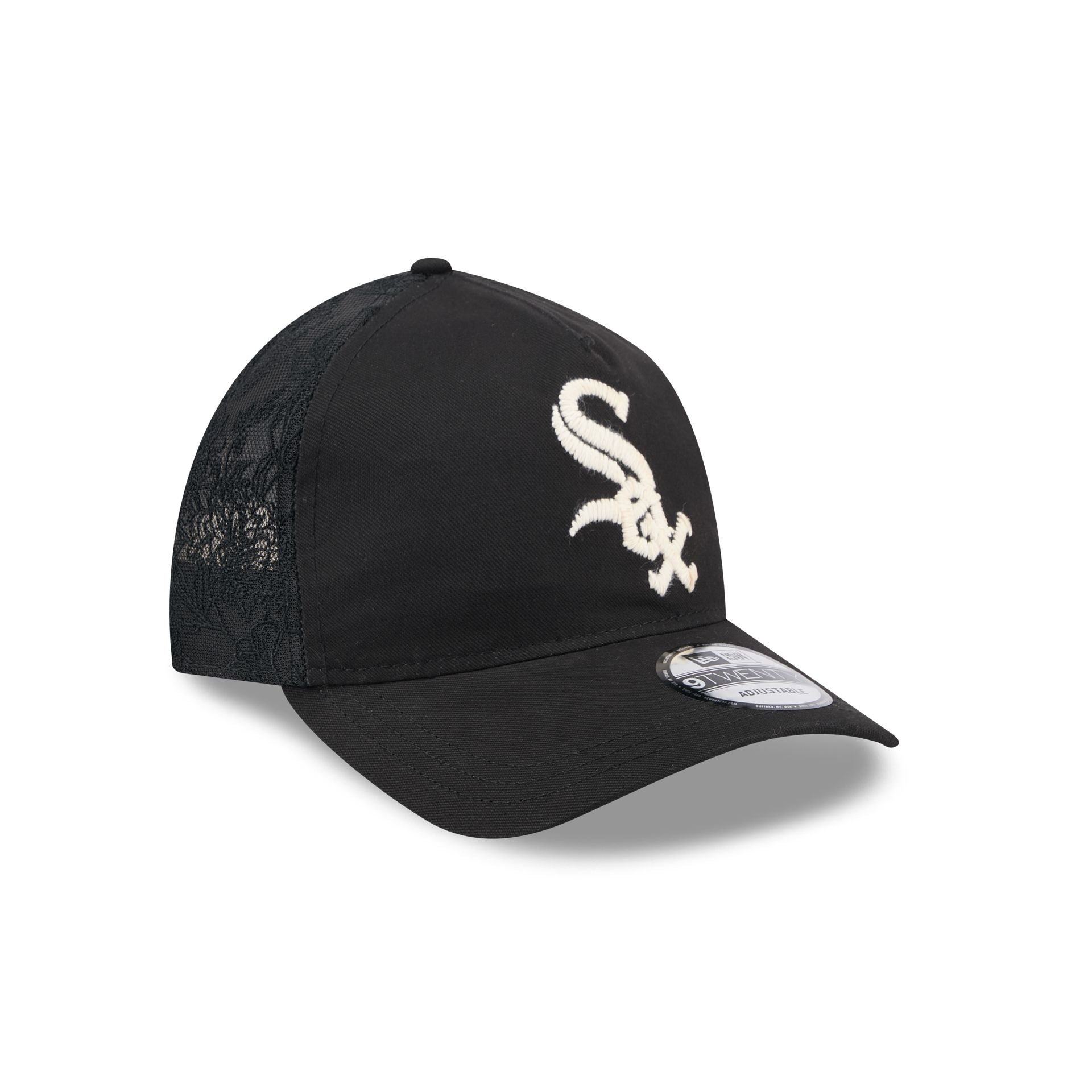 Chicago White Sox Embroidered Mesh 9TWENTY A-Frame Adjustable Hat