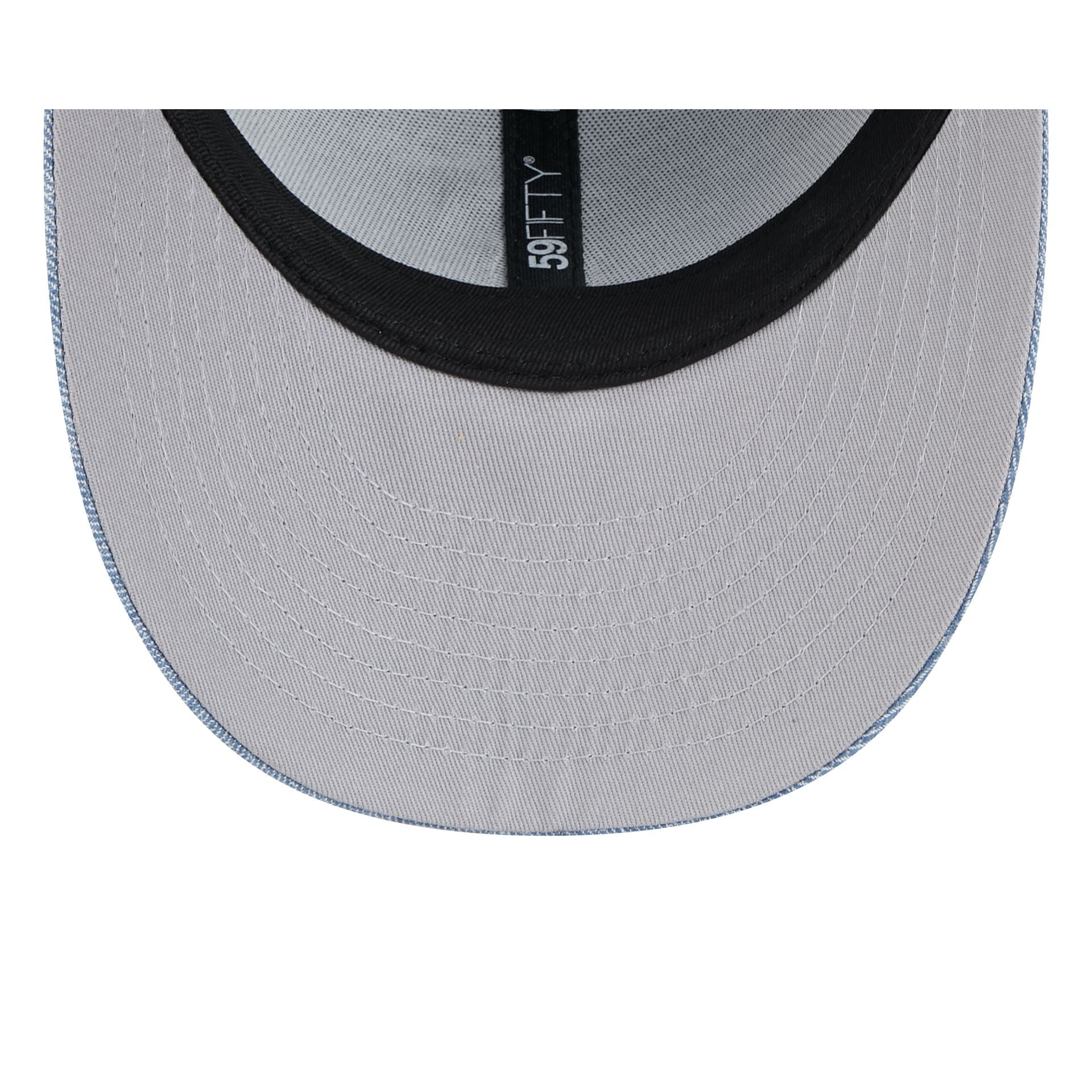 Texas Rangers Hand Stitched Chambray Low Profile 59FIFTY Fitted Hat