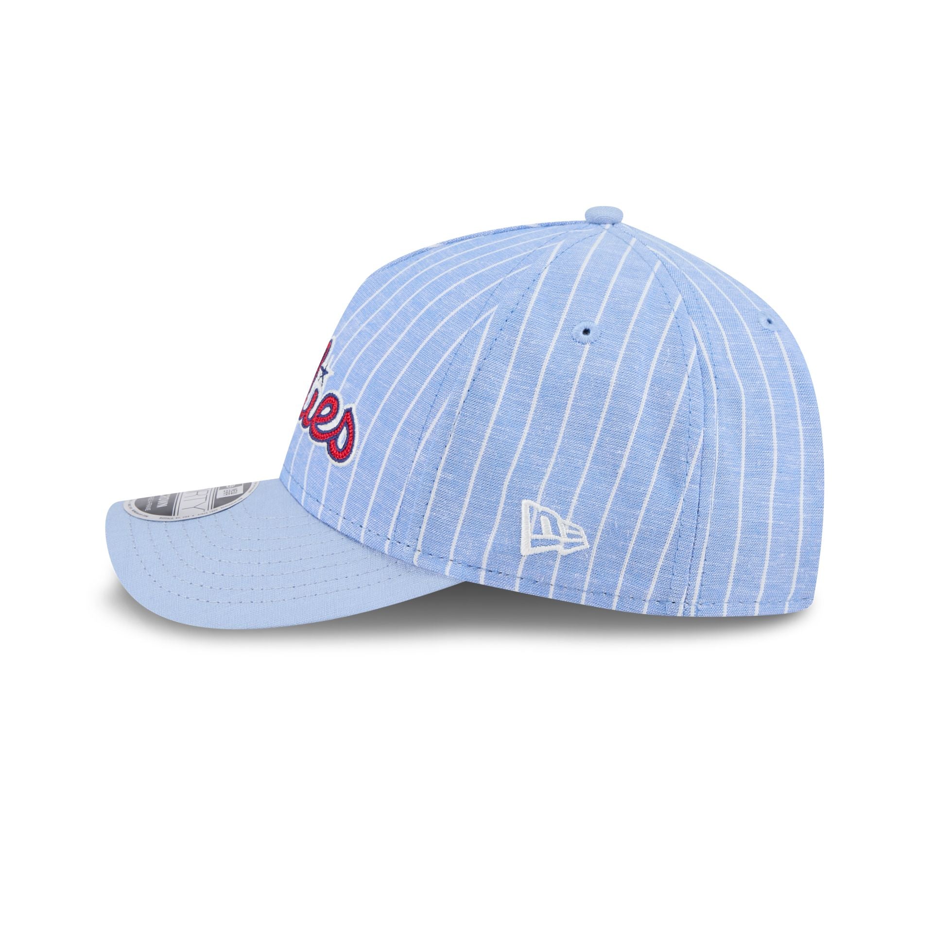 Philadelphia Phillies Pinstripe Linen 9FORTY M-Crown A-Frame Snapback Hat