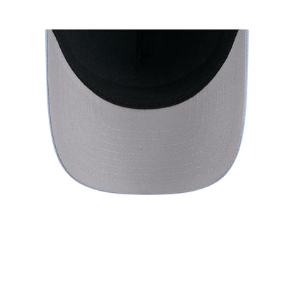 Texas Rangers Pinstripe Linen 9FORTY M-Crown A-Frame Snapback Hat