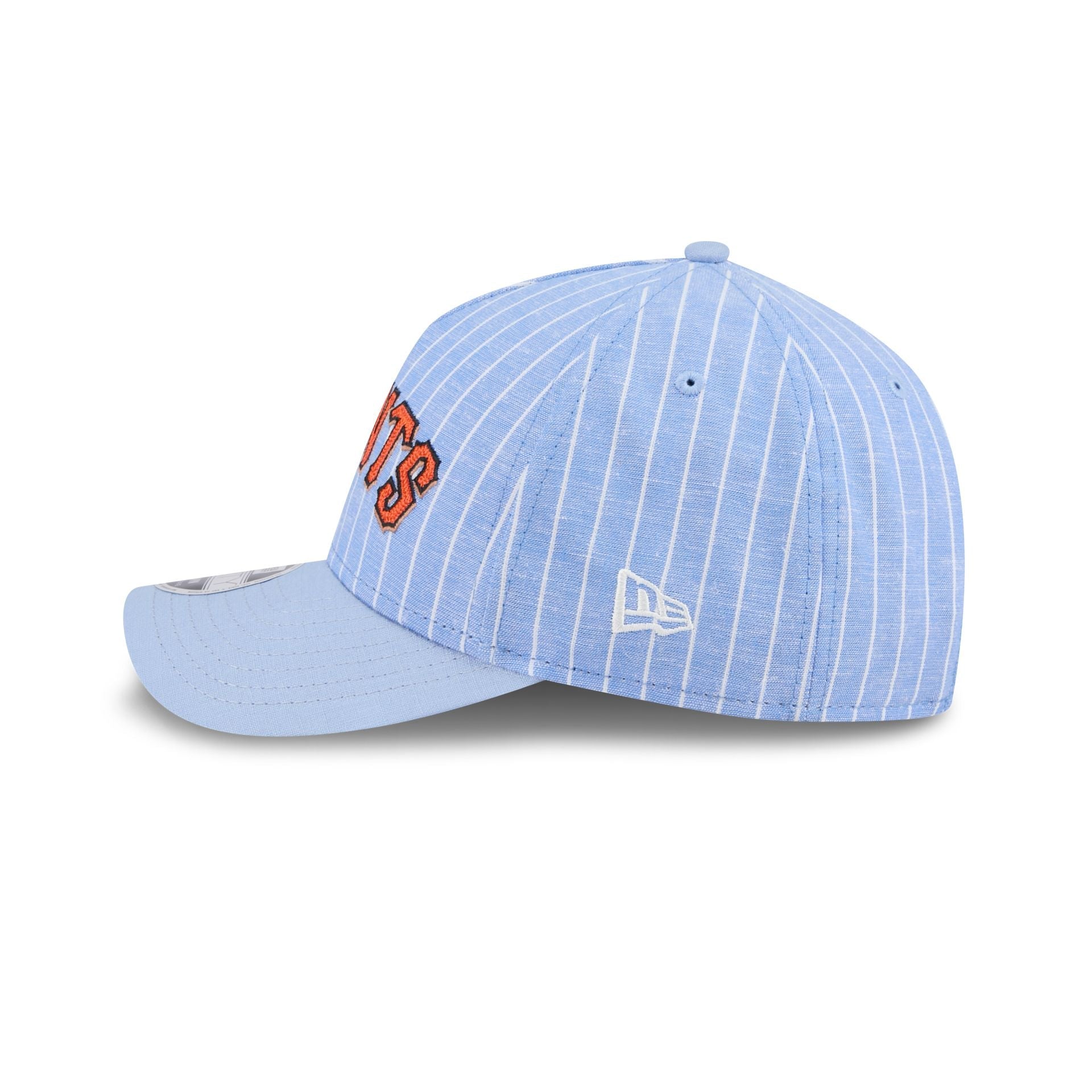 San Francisco Giants Pinstripe Linen 9FORTY M-Crown A-Frame Snapback Hat