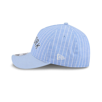 New York Yankees Pinstripe Linen 9FORTY M-Crown A-Frame Snapback Hat