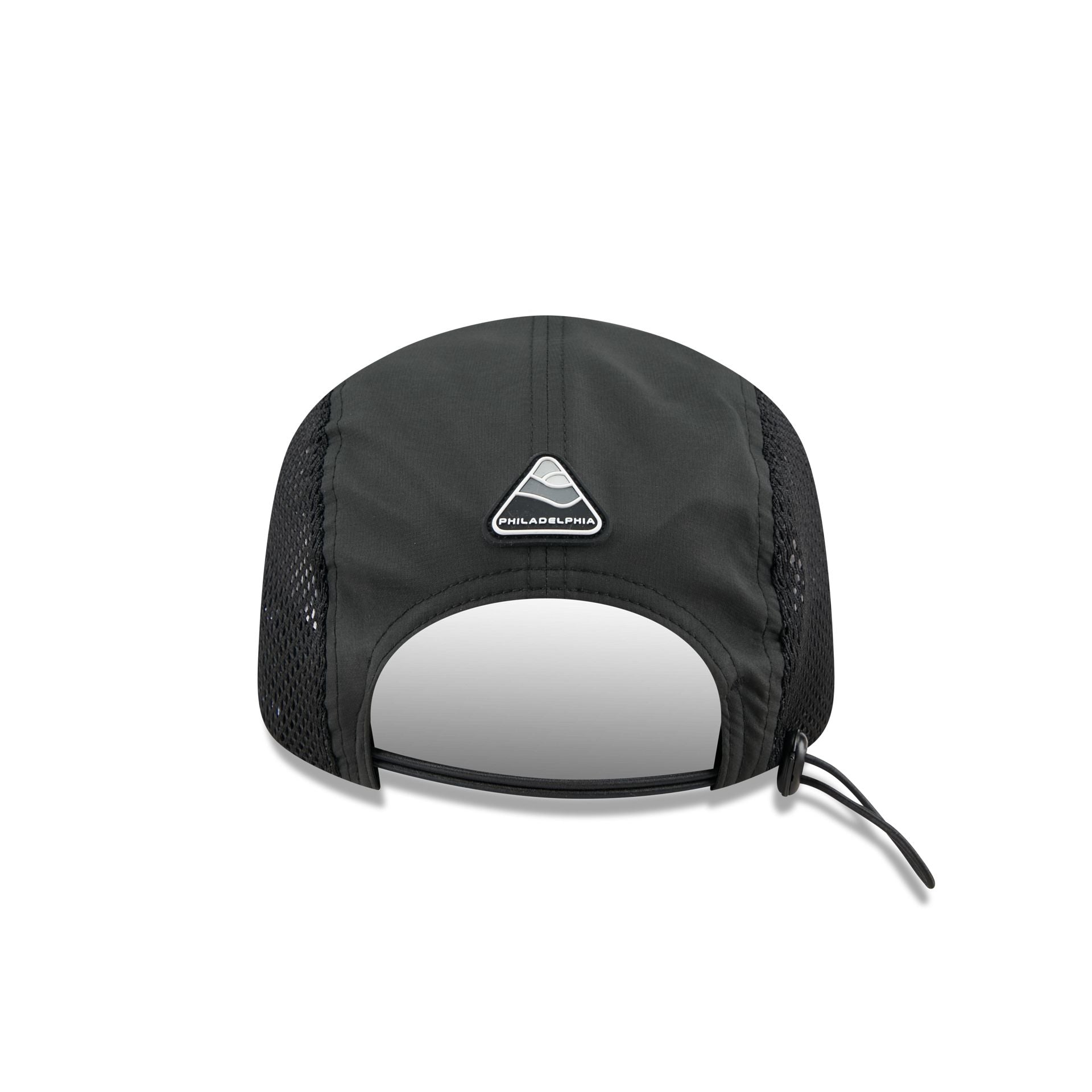 Philadelphia Phillies Black Poly Runner Adjustable Hat