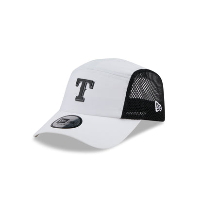 Texas Rangers White Poly Runner Adjustable Hat