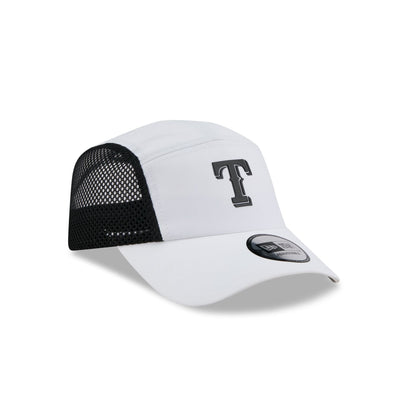 Texas Rangers White Poly Runner Adjustable Hat