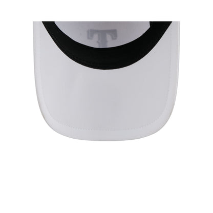 Texas Rangers White Poly Runner Adjustable Hat