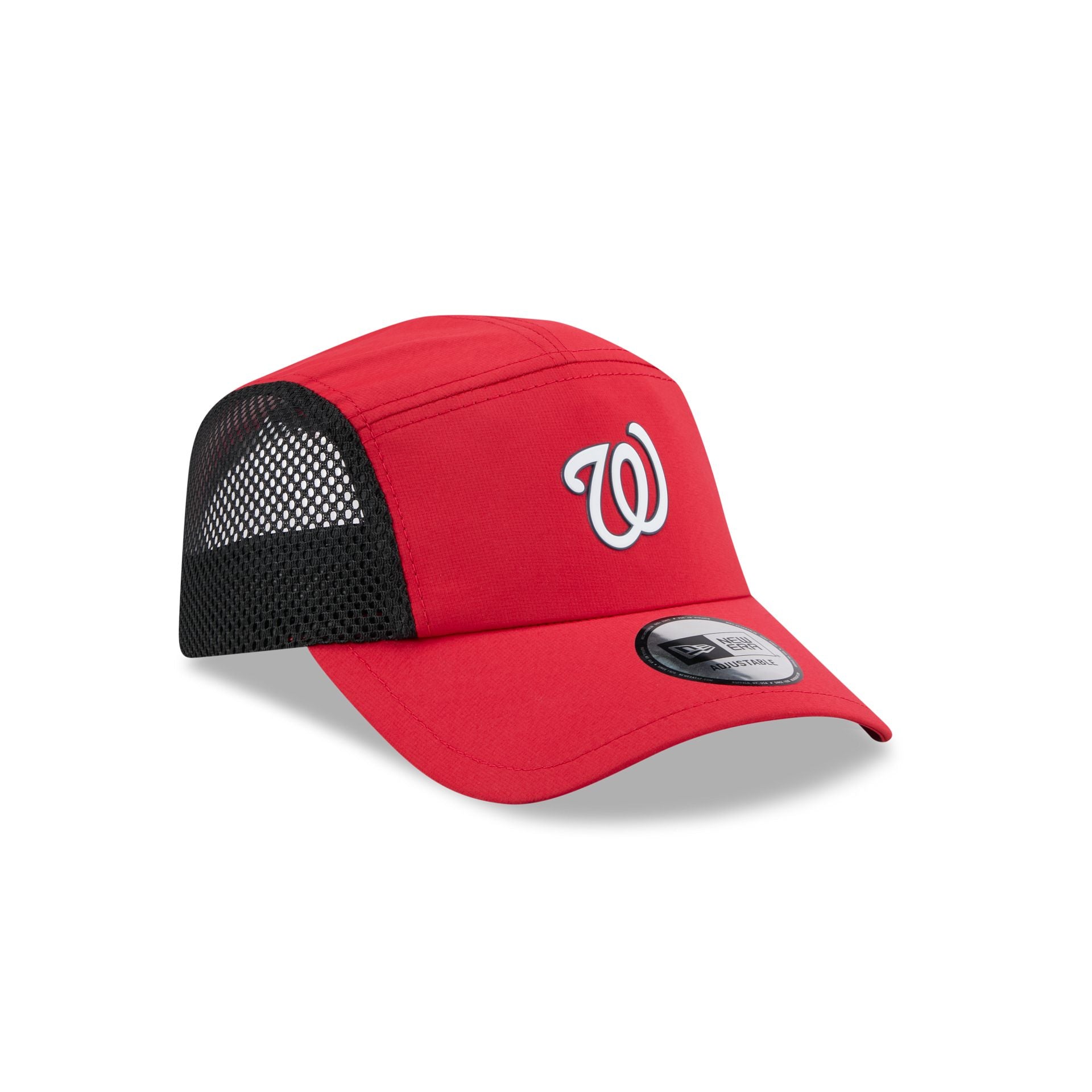 Washington Nationals Poly Runner Adjustable Hat