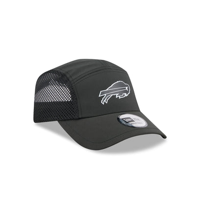 Buffalo Bills Black Poly Runner Adjustable Hat