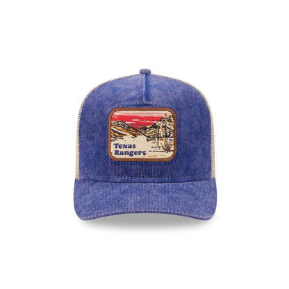Texas Rangers Vintage Landscape 9FIFTY A-Frame Trucker Hat