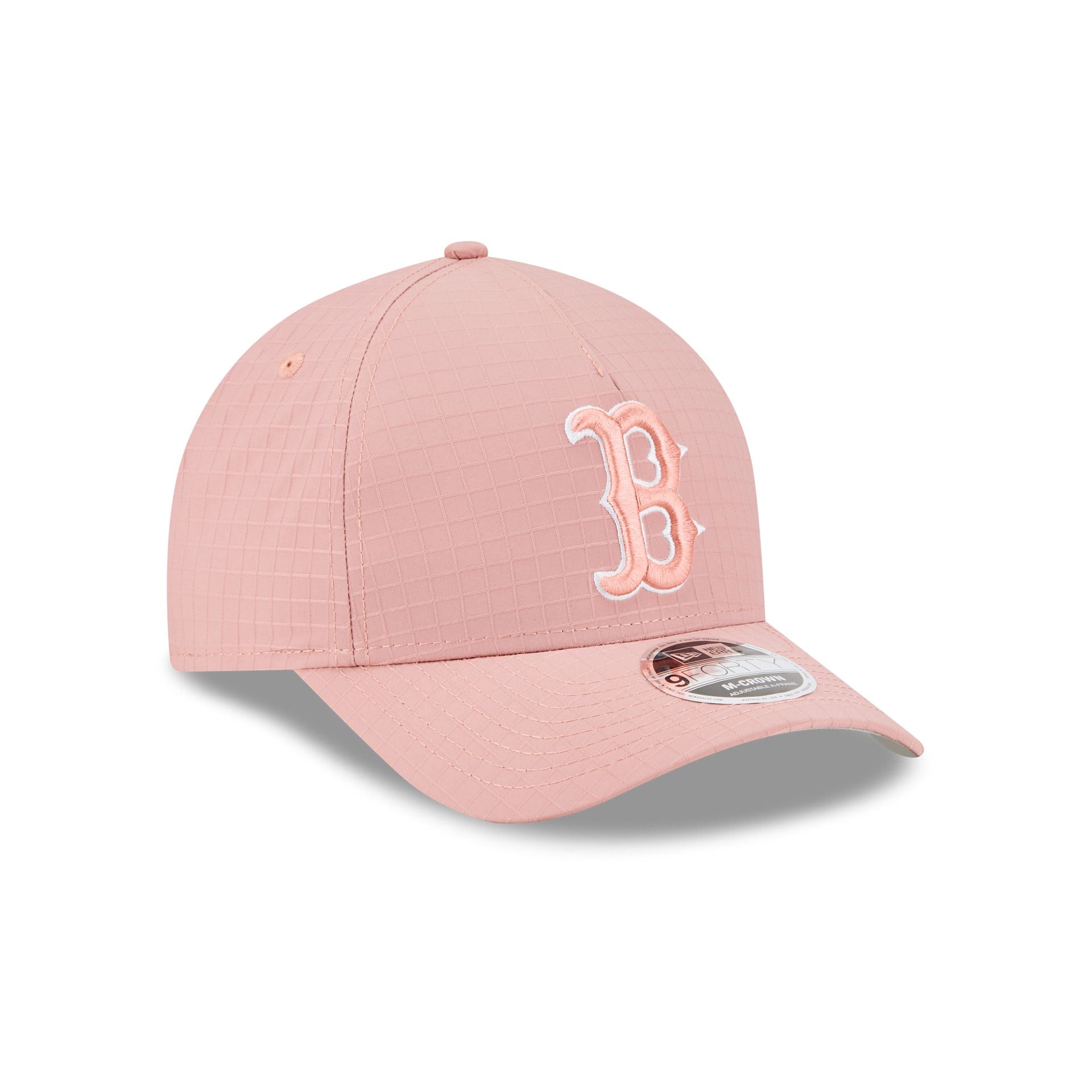 Boston Red Sox Pink Ripstop 9FORTY M-Crown A-Frame Snapback Hat