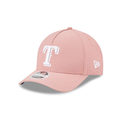 Texas Rangers Pink Ripstop 9FORTY M-Crown A-Frame Snapback Hat