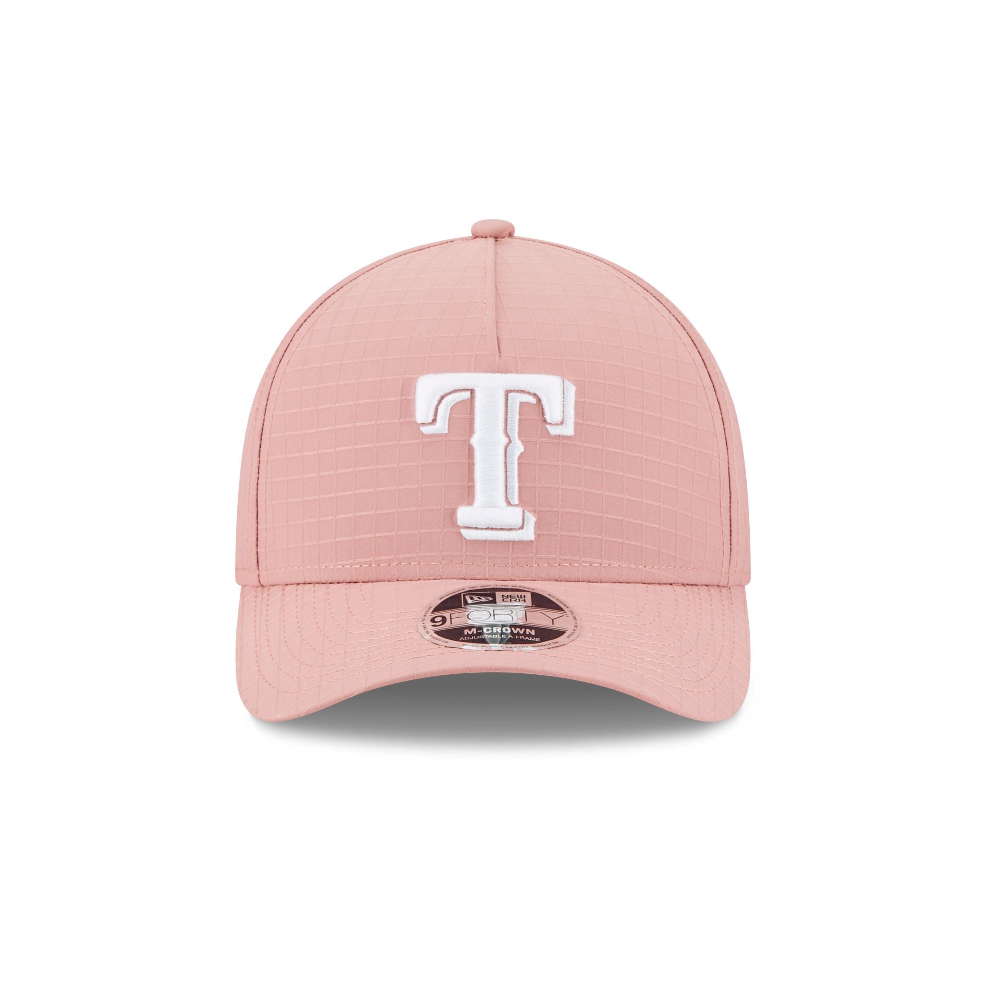 Texas Rangers Pink Ripstop 9FORTY M-Crown A-Frame Snapback Hat