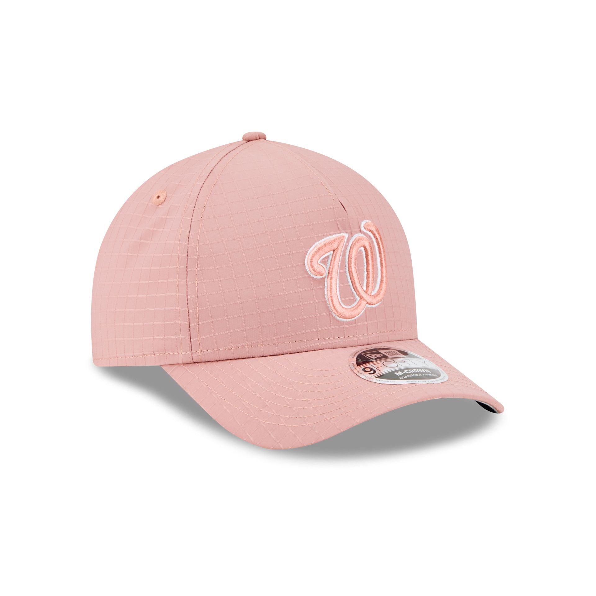 Washington Nationals Pink Ripstop 9FORTY M-Crown A-Frame Snapback Hat