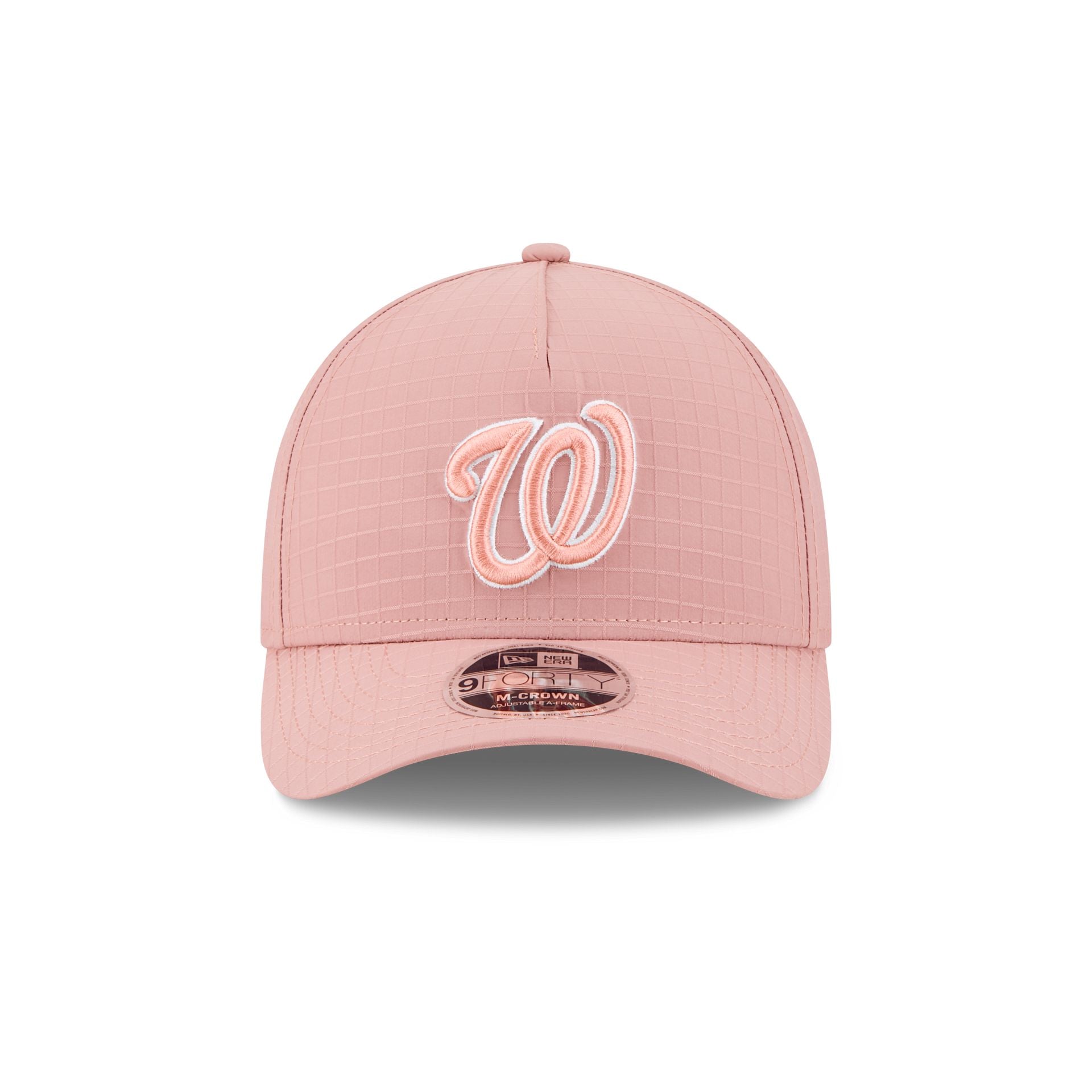 Washington Nationals Pink Ripstop 9FORTY M-Crown A-Frame Snapback Hat