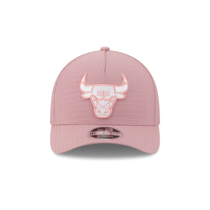 Chicago Bulls Pink Ripstop 9FORTY M-Crown A-Frame Snapback Hat