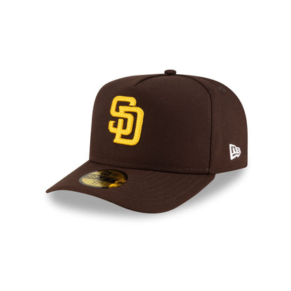 San Diego Padres Script Safety Pin 59FIFTY A-Frame Fitted Hat