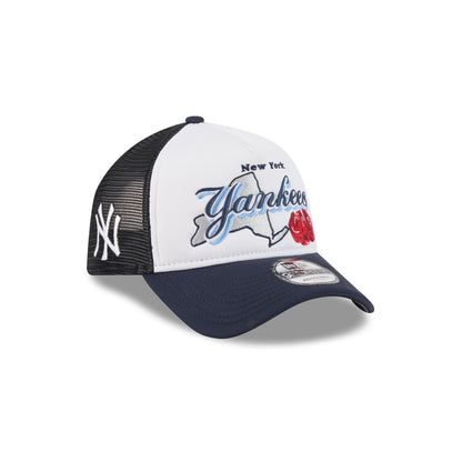 New York Yankees State Flower 9FORTY A-Frame Trucker Hat