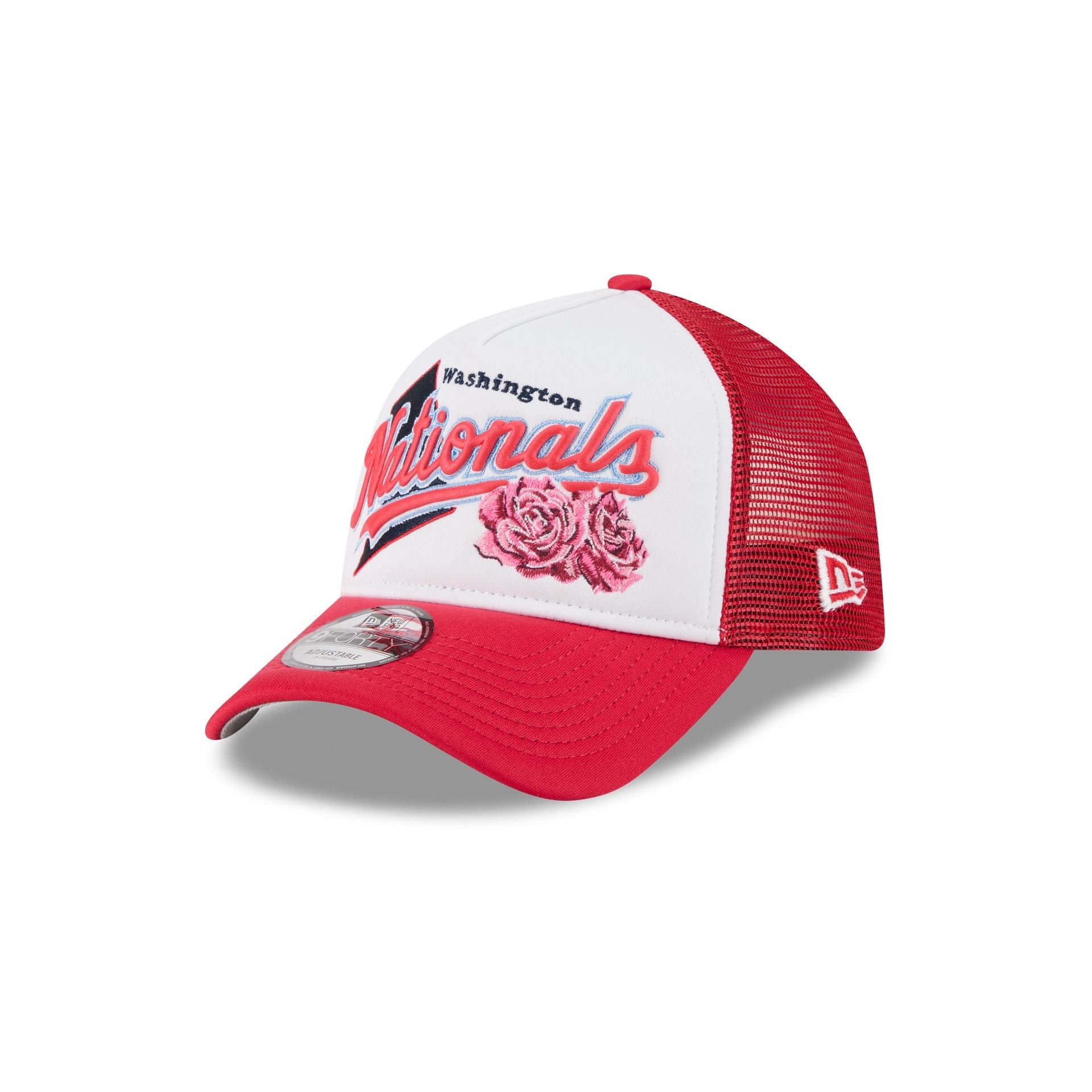 Washington Nationals State Flower 9FORTY A-Frame Trucker Hat