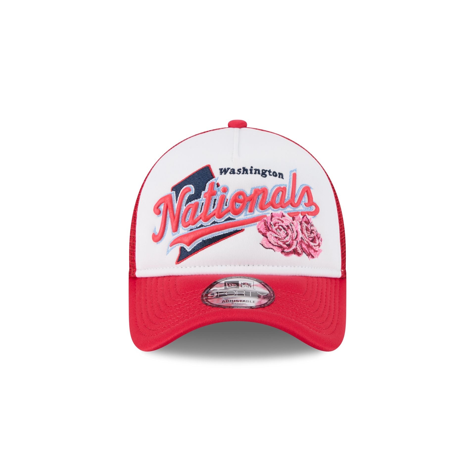 Washington Nationals State Flower 9FORTY A-Frame Trucker Hat