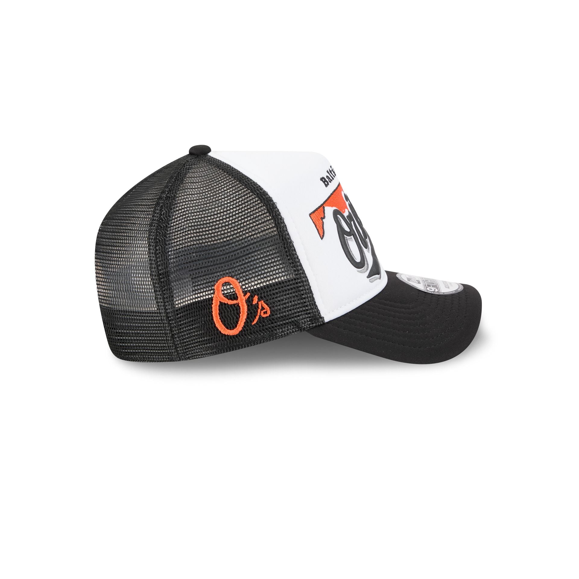 Baltimore Orioles State Flower 9FORTY A-Frame Trucker Hat