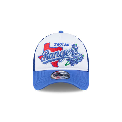 Texas Rangers State Flower 9FORTY A-Frame Trucker Hat