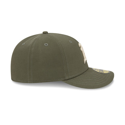 Athletics Tonal Florals Olive 59FIFTY Fitted Hat