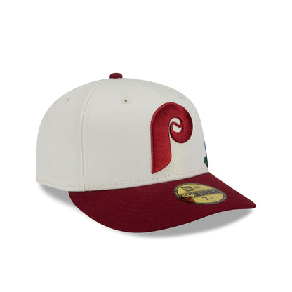 Philadelphia Phillies Tonal Florals White 59FIFTY Fitted Hat