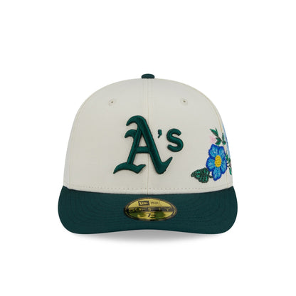 Athletics Tonal Florals White 59FIFTY Fitted Hat
