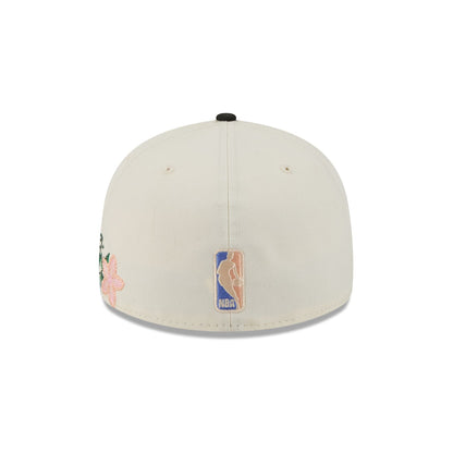 Chicago Bulls Tonal Florals White 59FIFTY Fitted Hat