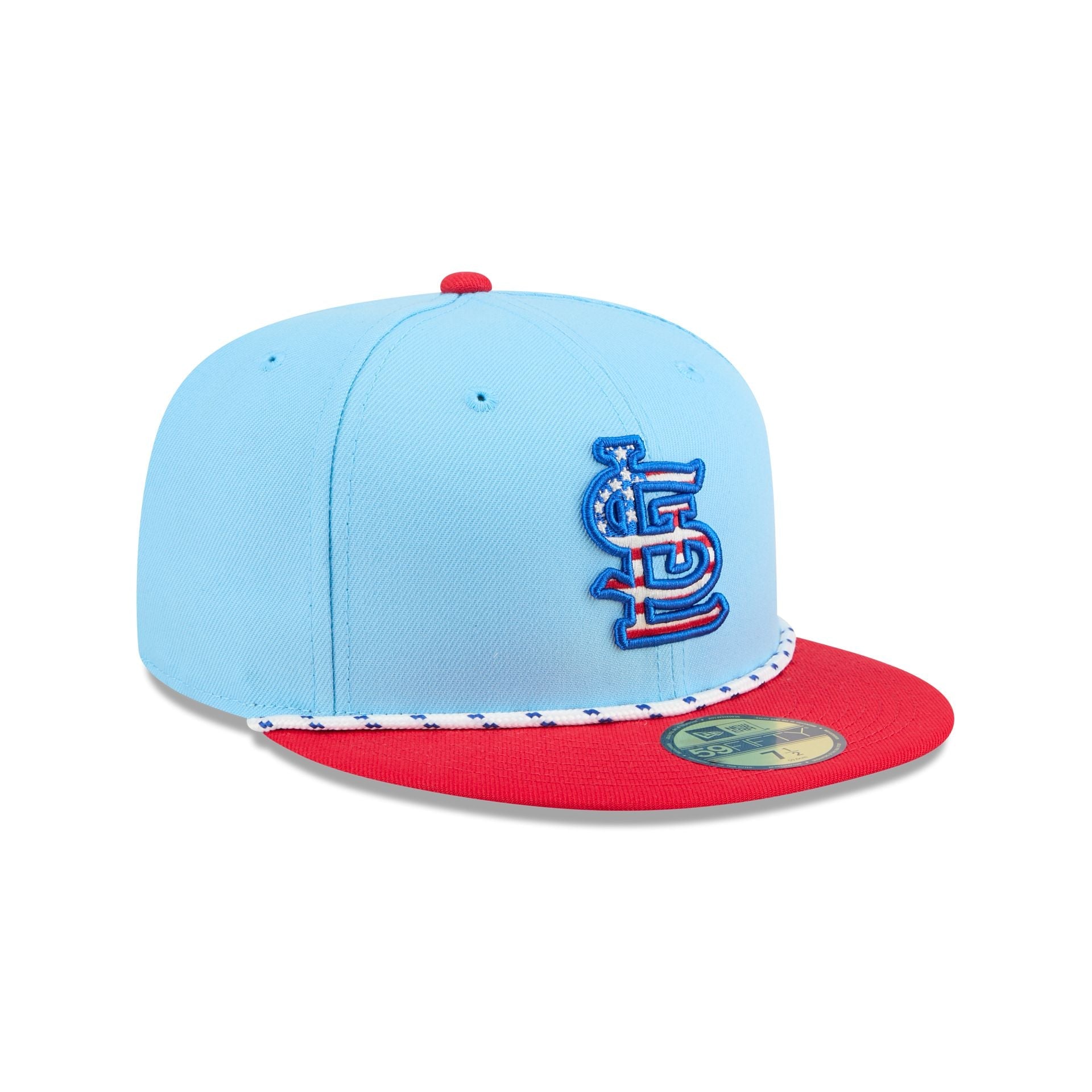 St. Louis Cardinals Independence Day 2025 59FIFTY Fitted Hat
