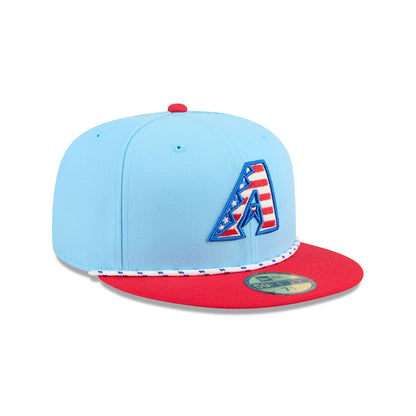 Arizona Diamondbacks Independence Day 2025 59FIFTY Fitted Hat