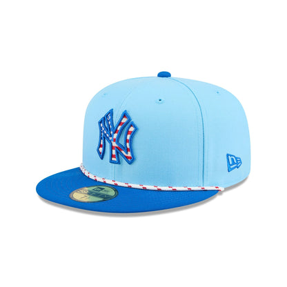 New York Yankees Independence Day 2025 59FIFTY Fitted Hat