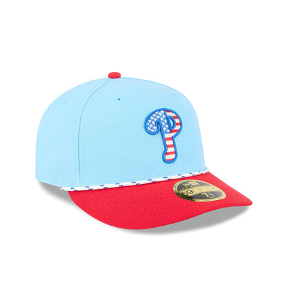 Philadelphia Phillies Independence Day 2025 Low Profile 59FIFTY Fitted Hat