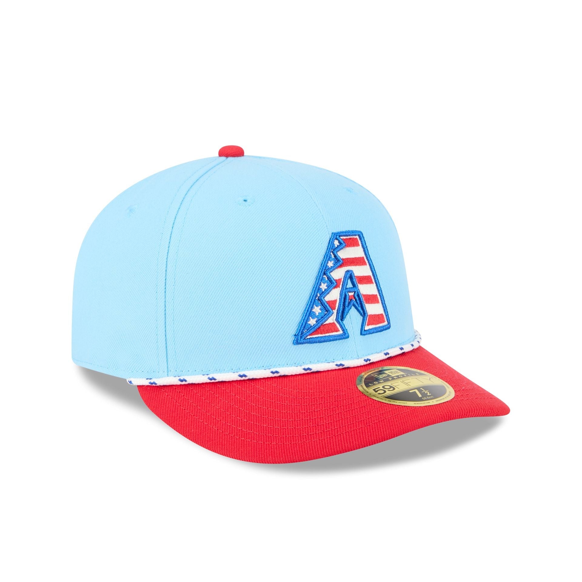 Arizona Diamondbacks Independence Day 2025 Low Profile 59FIFTY Fitted Hat