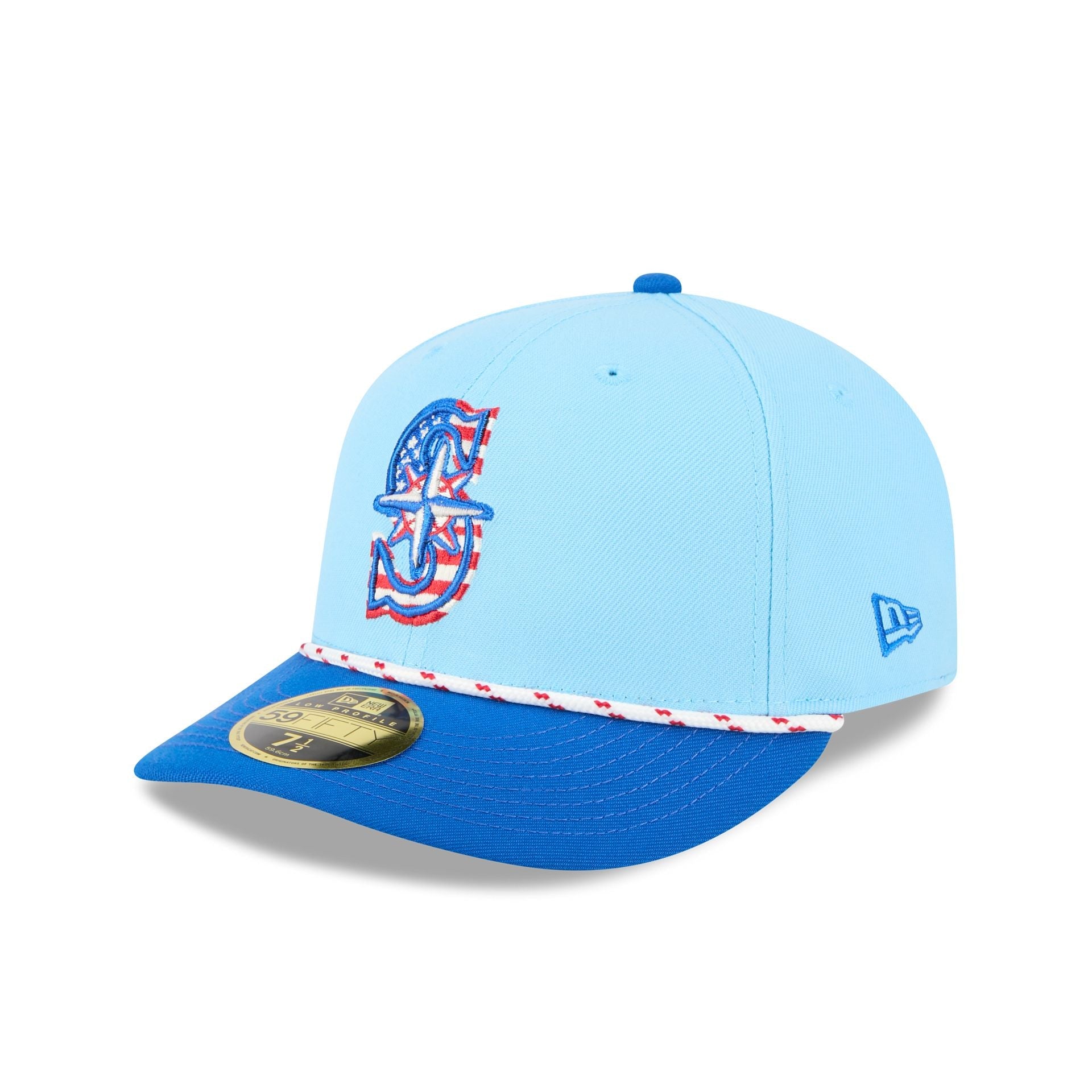 Seattle Mariners Independence Day 2025 Low Profile 59FIFTY Fitted Hat