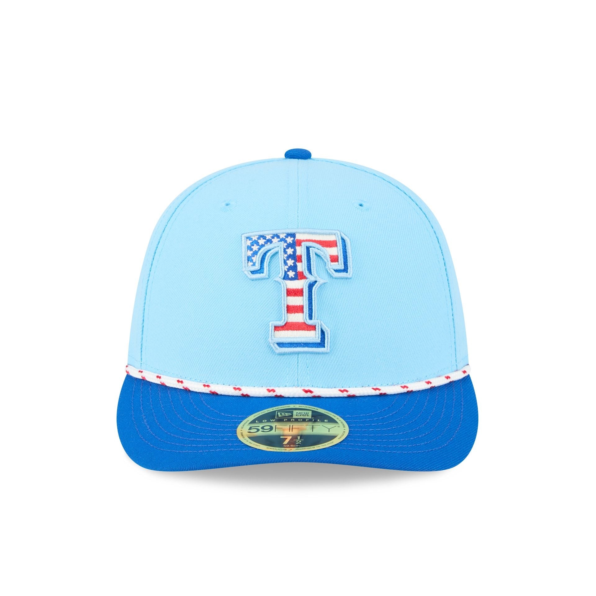 Texas Rangers Independence Day 2025 Low Profile 59FIFTY Fitted Hat
