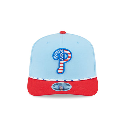 Philadelphia Phillies Independence Day 2025 9SEVENTY Stretch-Snap Hat