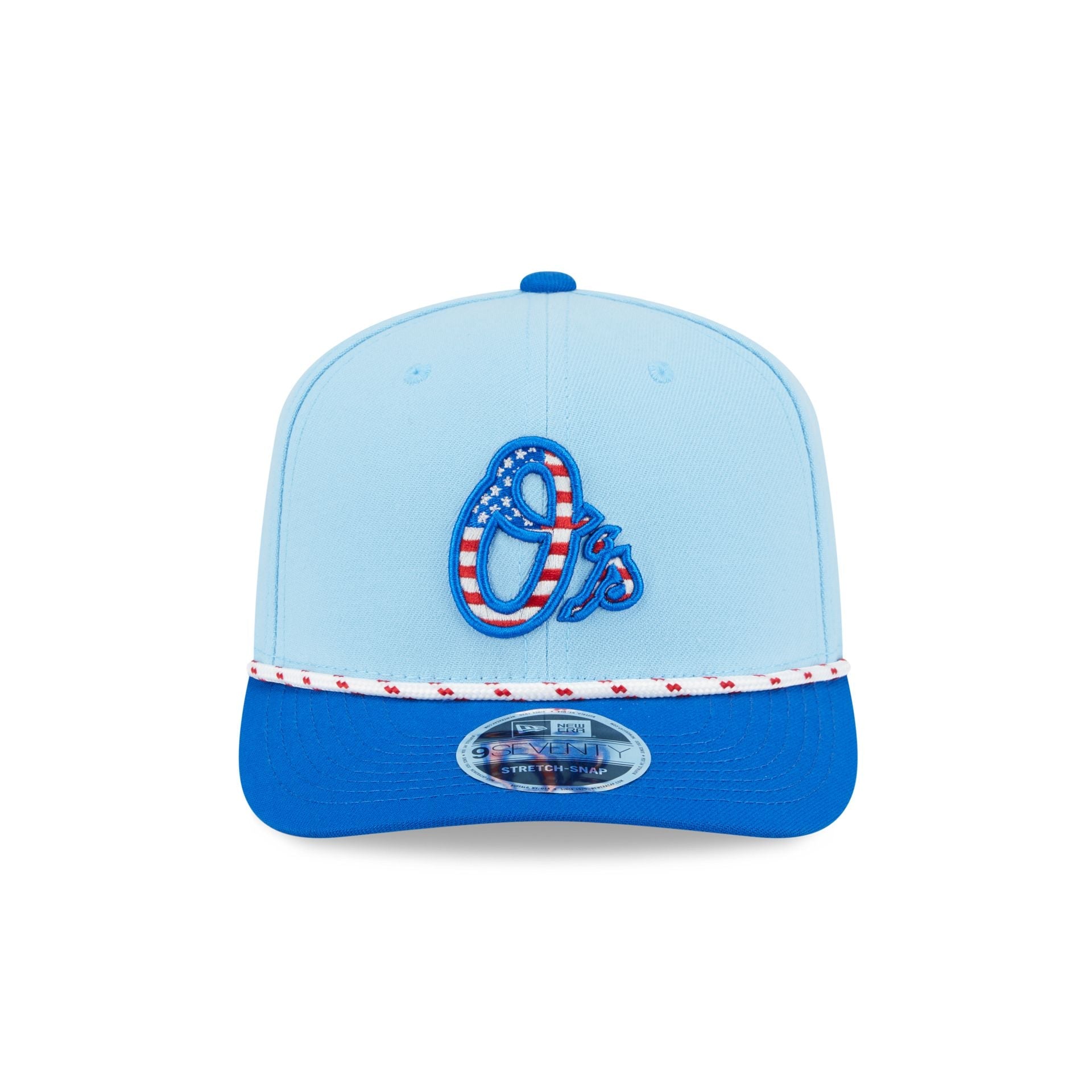 Baltimore Orioles Independence Day 2025 9SEVENTY Stretch-Snap Hat
