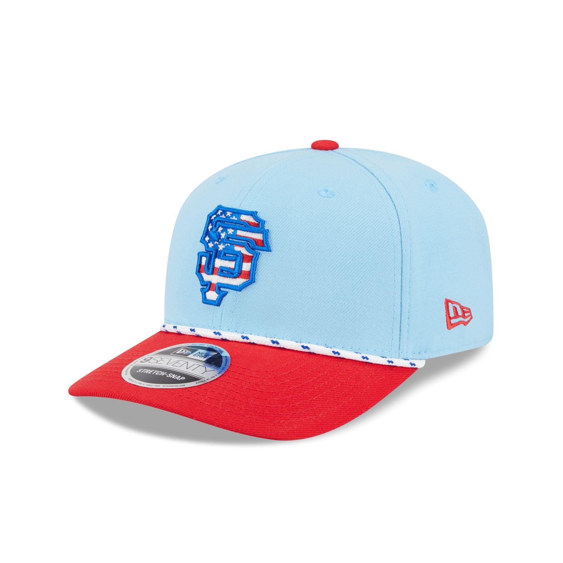 San Francisco Giants Independence Day 2025 9SEVENTY Stretch-Snap Hat