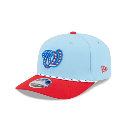 Washington Nationals Independence Day 2025 9SEVENTY Stretch-Snap Hat