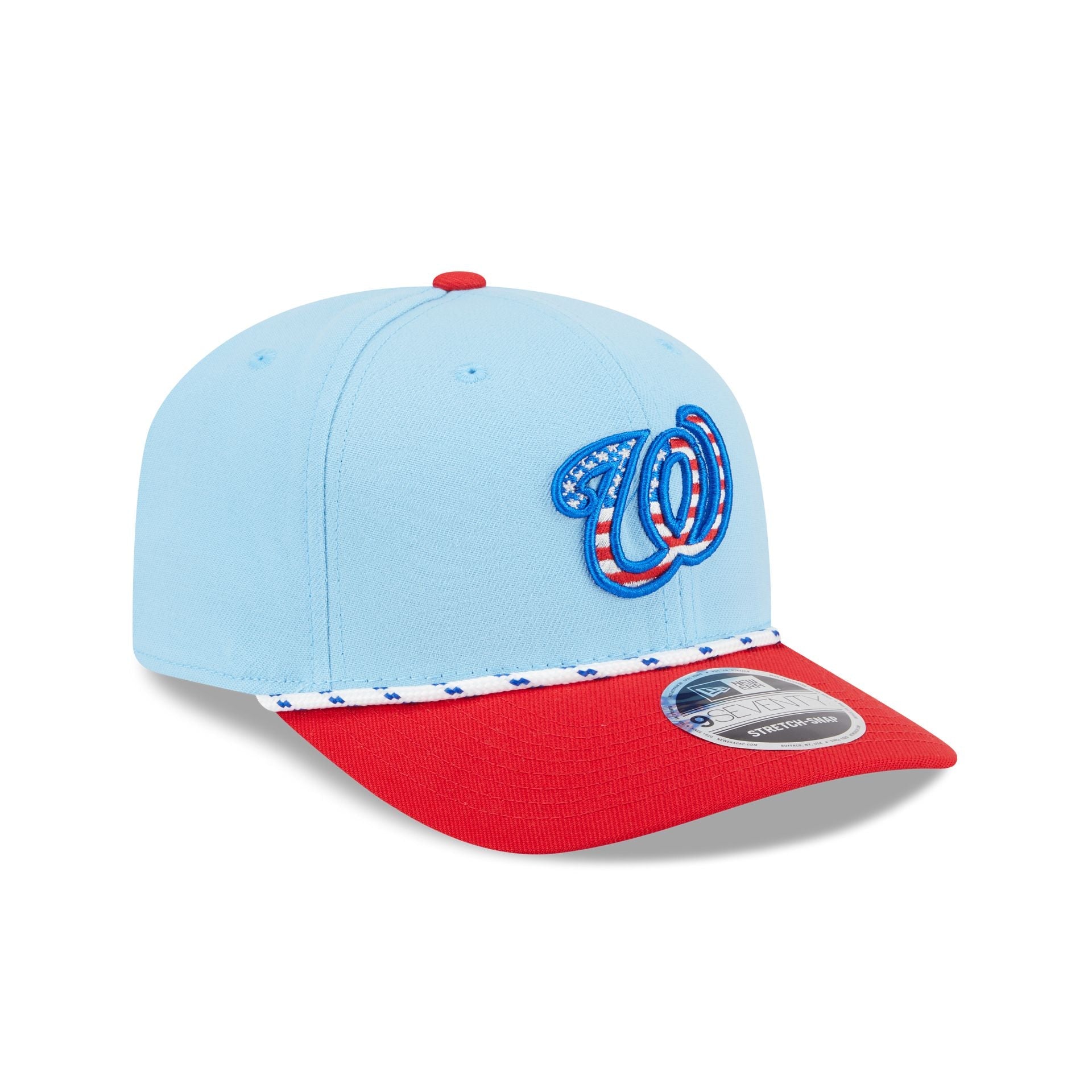 Washington Nationals Independence Day 2025 9SEVENTY Stretch-Snap Hat