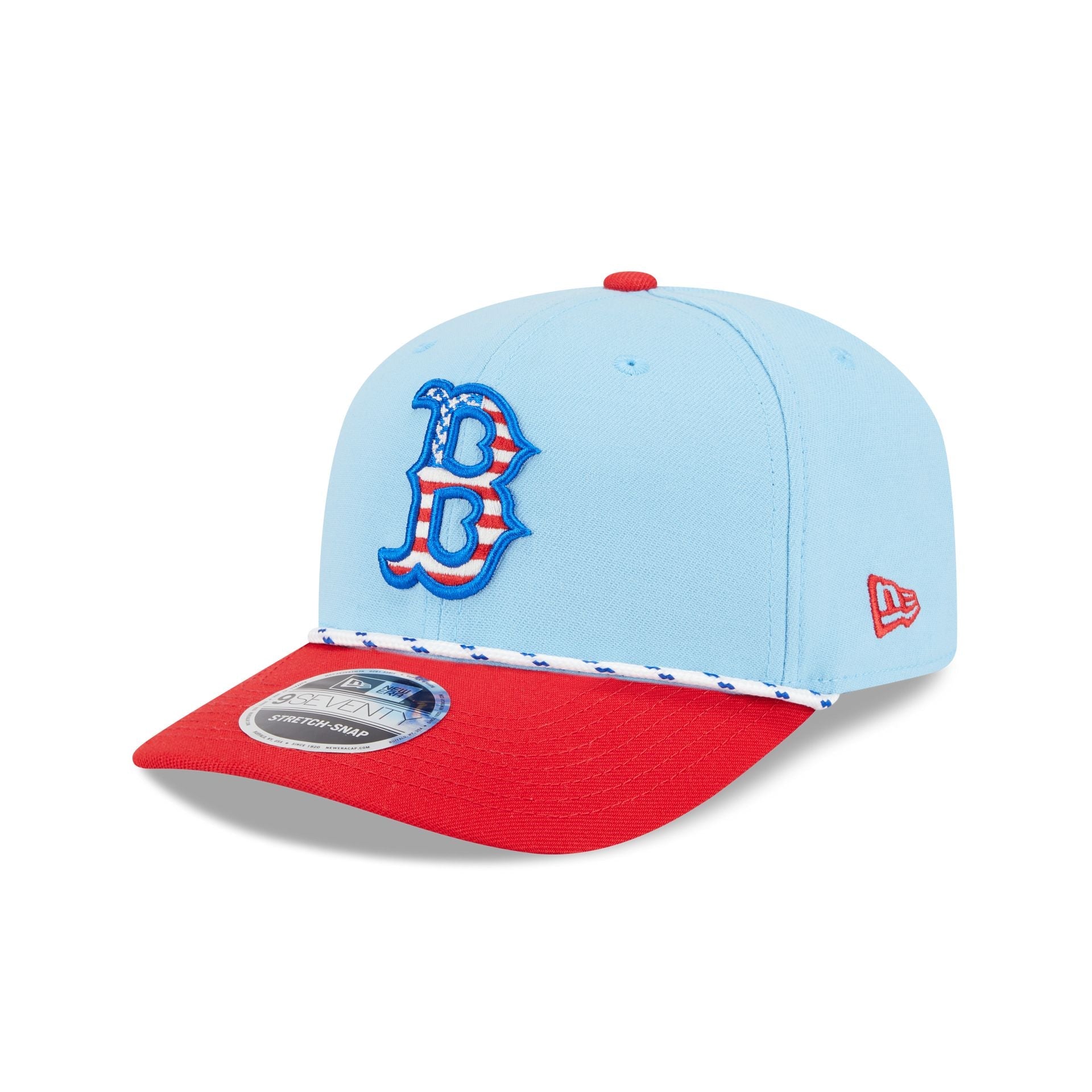 Boston Red Sox Independence Day 2025 9SEVENTY Stretch-Snap Hat