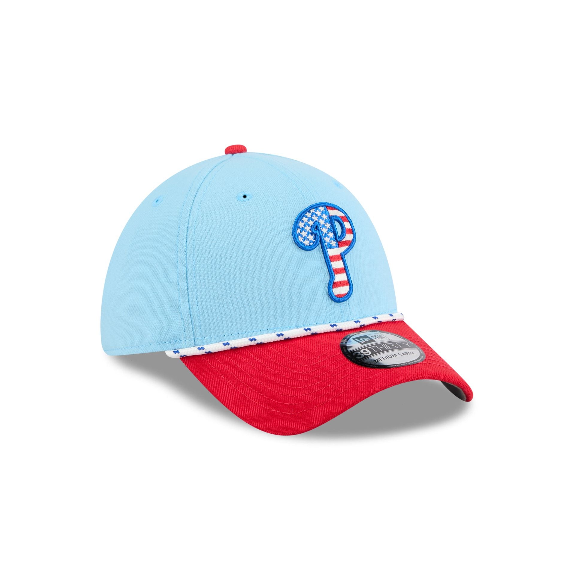 Philadelphia Phillies Independence Day 2025 39THIRTY Stretch Fit Hat