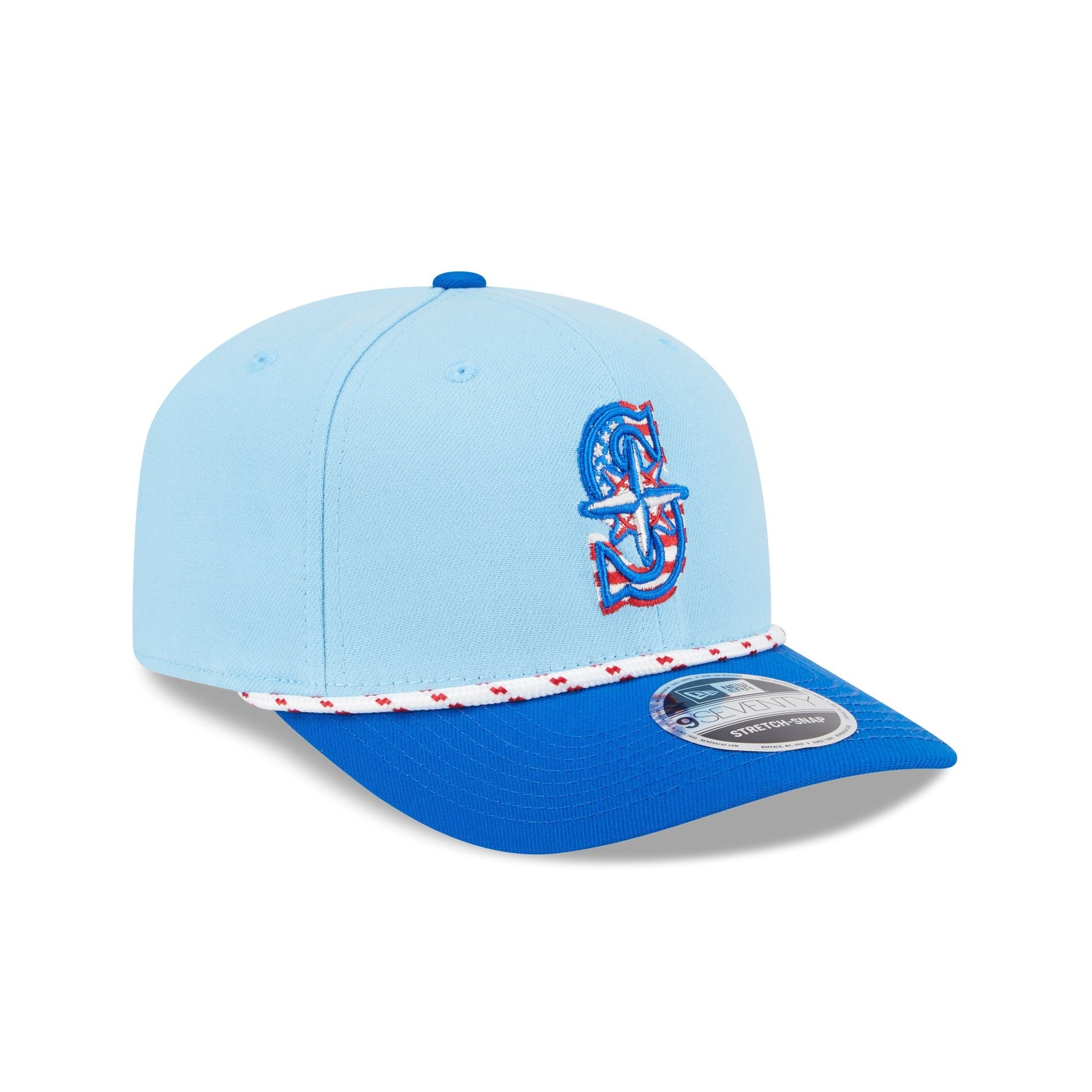 Seattle Mariners Independence Day 2025 9SEVENTY Stretch-Snap Hat