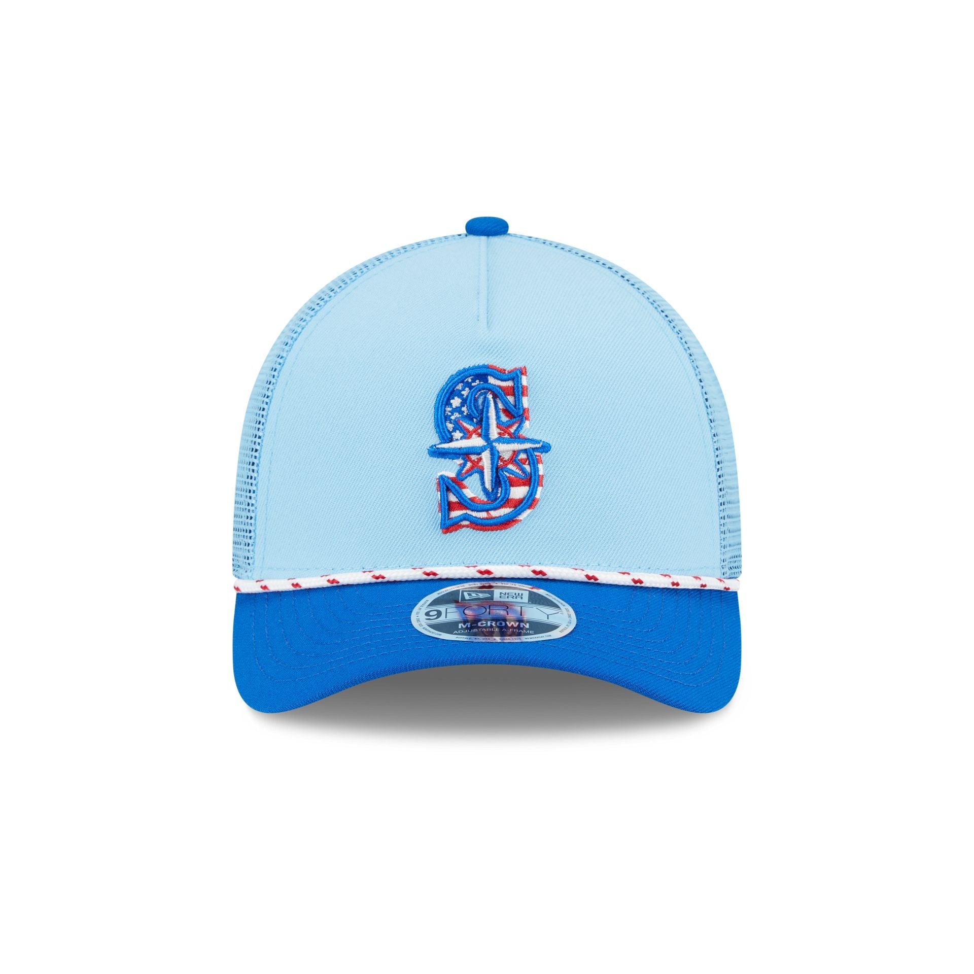 Seattle Mariners Independence Day 2025 9FORTY M-Crown A-Frame Trucker Hat