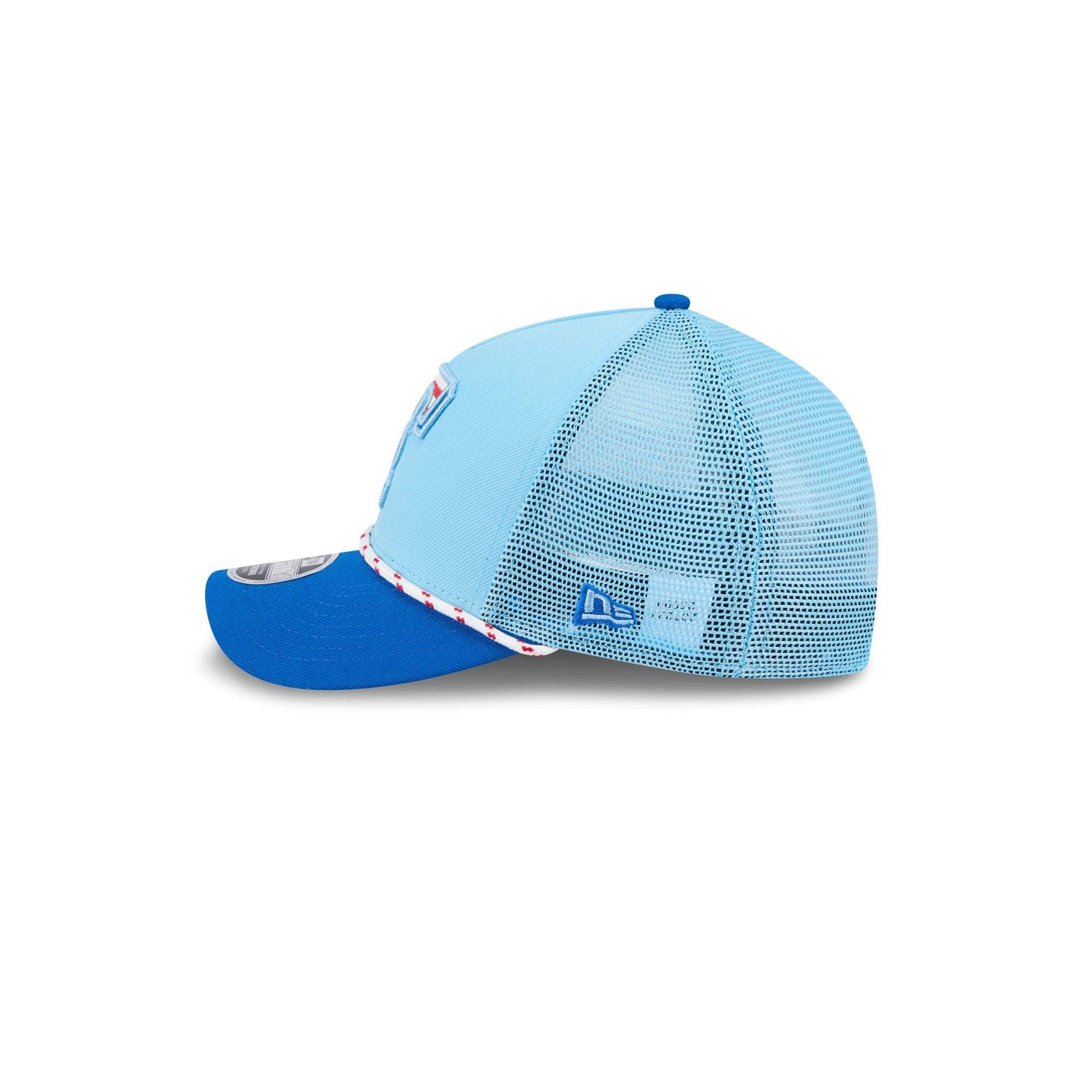 Texas Rangers Independence Day 2025 Kids 9FORTY M-Crown A-Frame Trucker Hat