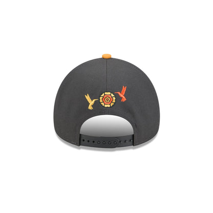 Athletics Day of the Dead Graphite 9FORTY A-Frame Snapback Hat