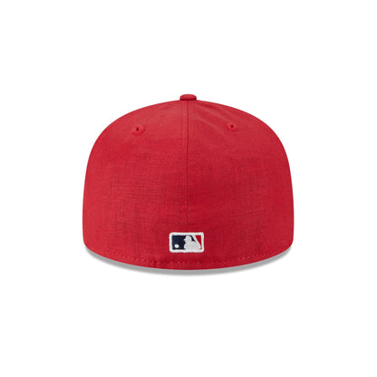 Team Linen St. Louis Cardinals 59FIFTY Fitted Hat