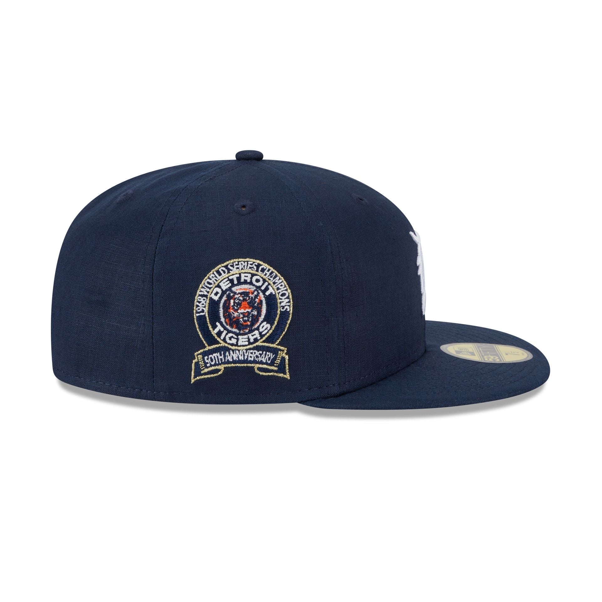 Team Linen Detroit Tigers 59FIFTY Fitted Hat