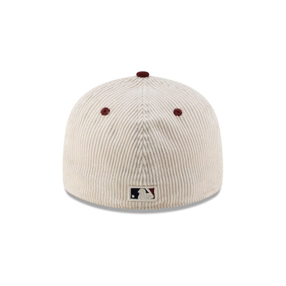 New York Yankees Cord Cream Low Profile 59FIFTY Fitted Hat